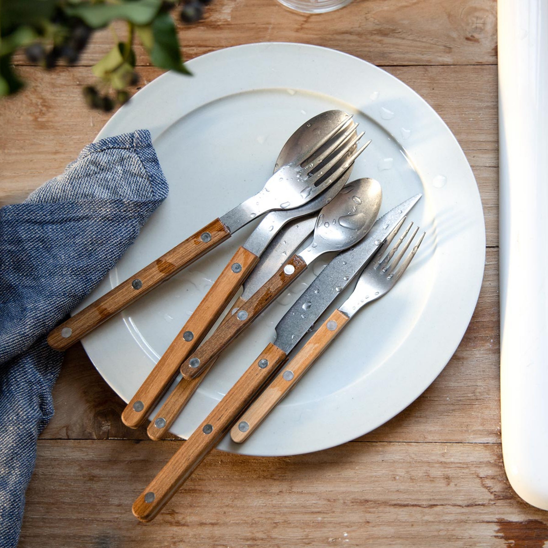 SABRE BISTROT VINTAGE チーク｜カトラリー｜オルネ ド フォイユ公式