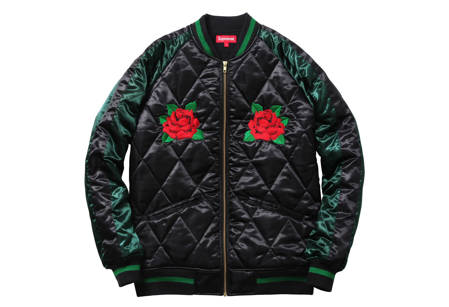Supreme - Quilted Satin Bomber - ParkSIDER