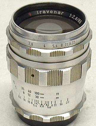 Schacht Travenar 85mm f/2.8 LTM | The Camera Collector