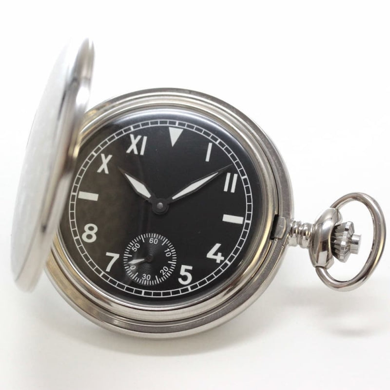 正美堂創業 50周年記念ウォッチ/オリジナル懐中時計/シルバーカラー