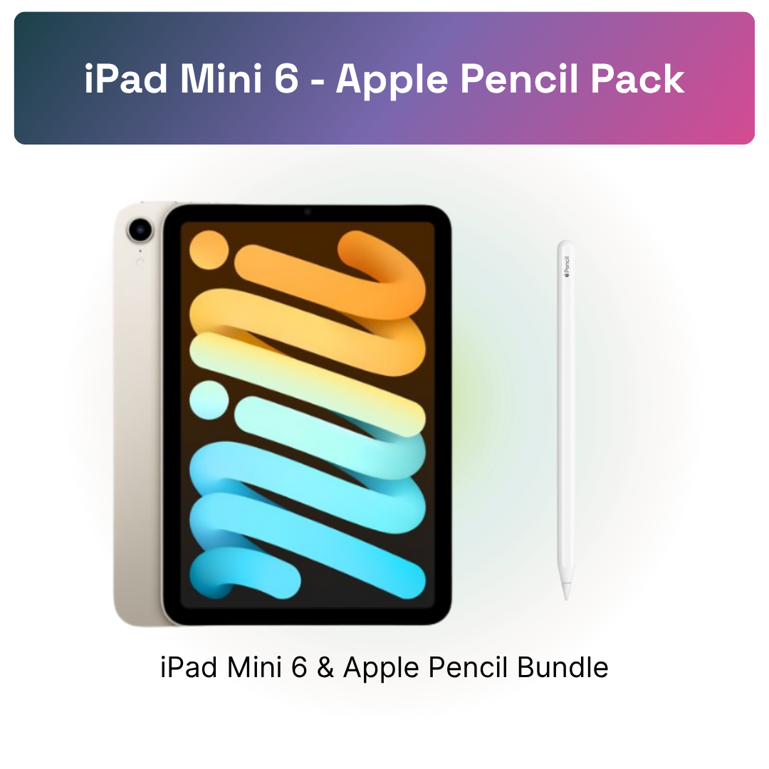 iPad Mini 6 + Apple Pencil Pack – Plug