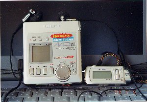 aiwa ポータブルMD AM-F80の使用感想