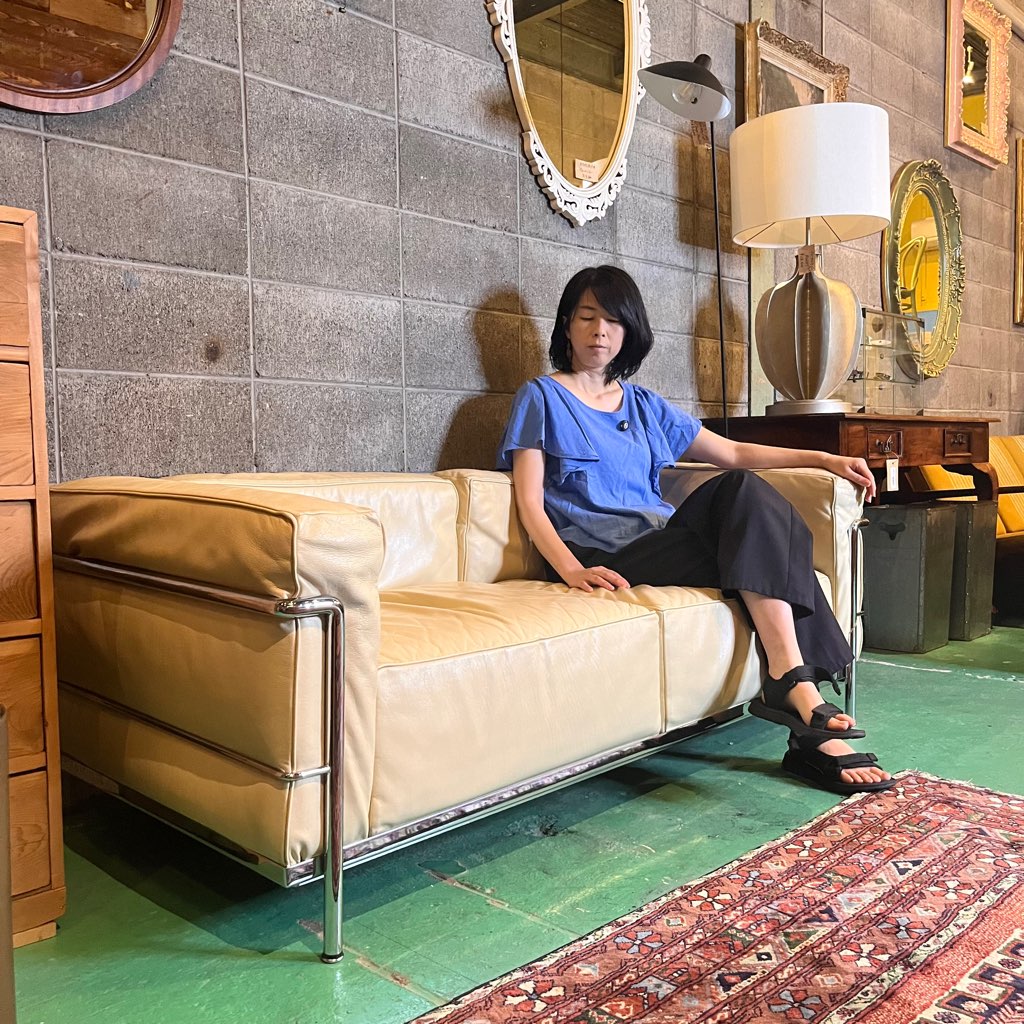 カッシーナ / Cassina ルコルビュジエ / Le Corbusier LC3 2人掛け