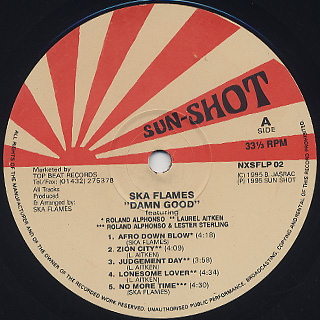 Ska-Flames / Damn Good (LP), Sun Shot Records | 中古レコード通販