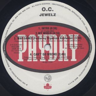 O.C. / Jewelz (LP), Payday | 中古レコード通販 大阪 Root Down