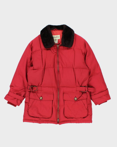 Vintage 90's Eddie Bauer Quilted Multi Pocket Jacket - M – Rokit