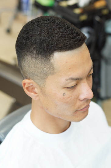 パンチパーマ（テンション）仙台市理容室ロイヤル