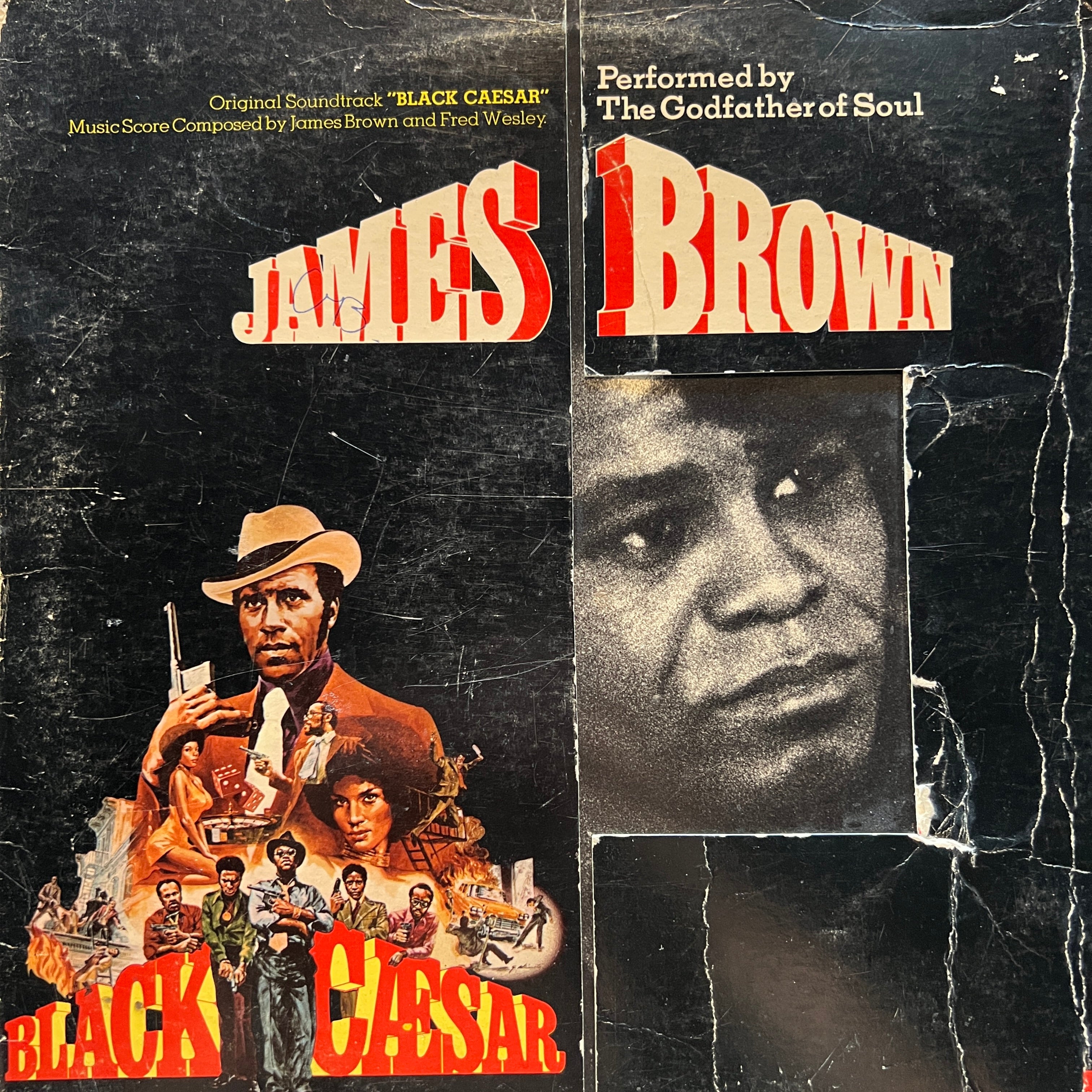 James Brown ‎- Black Caesar (1973, LP, Fold-Out) – R&G Records