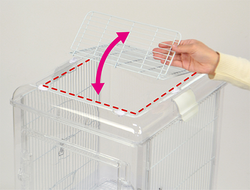 イージーホーム クリアーモモンガ40 WH ｜ 株式会社三晃商会