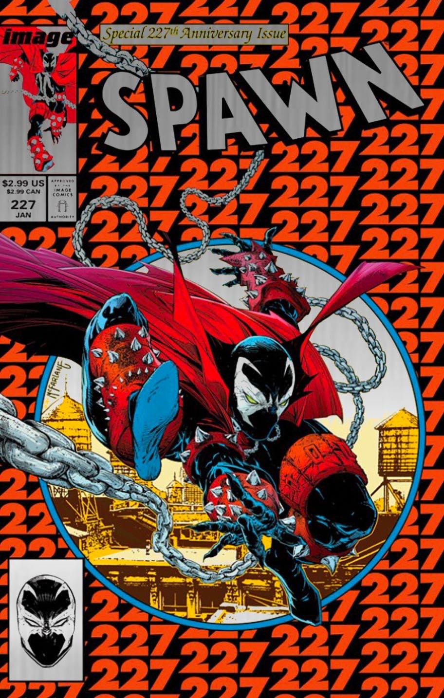 SPAWN #227 TODD MCFARLANE ASM 300 HOMAGE FOIL VARIANT LIMITED TO
