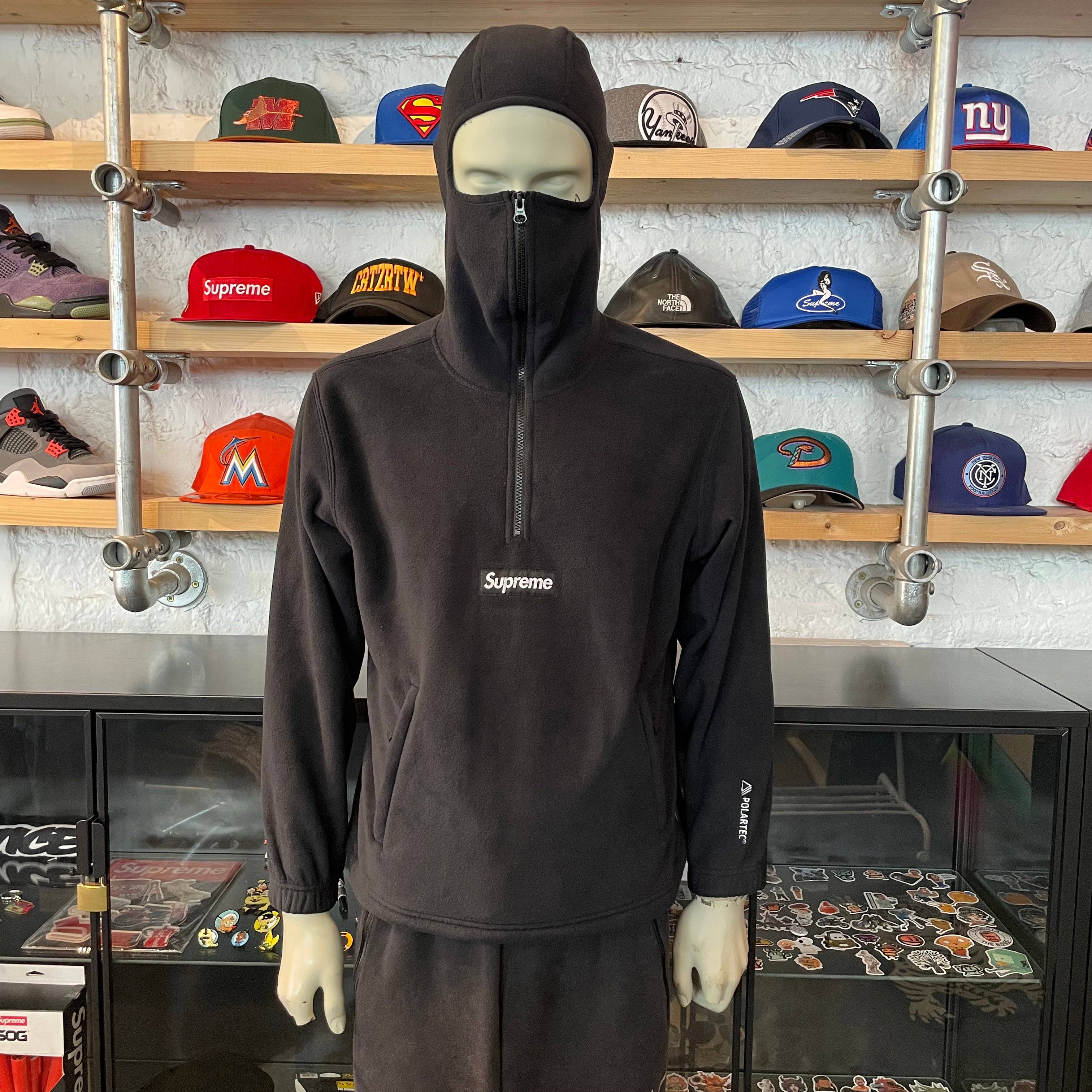 Supreme Polartec Facemask Half Zip Hooded Sweatshirt