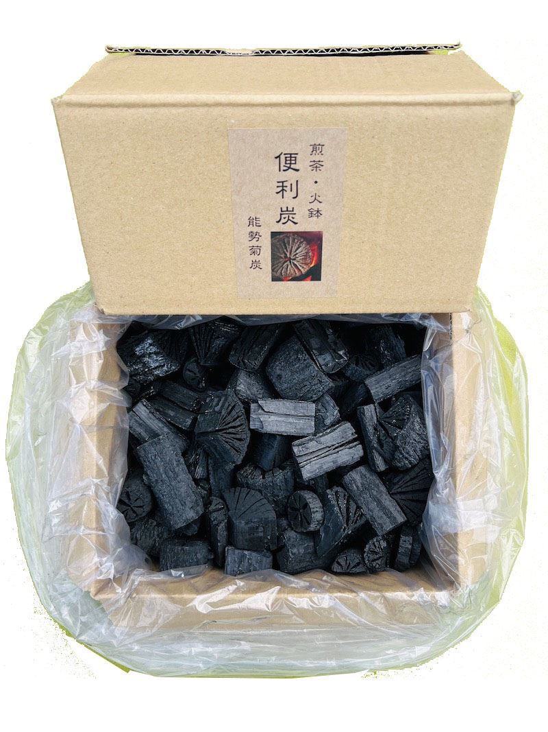 炉用組炭小箱（輪胴タイプ） 全国唯一 能勢菊炭、池田炭窯元直営店 炭