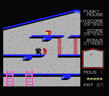 大) MSX ファンキーマウス FUNKY MOUSE(箱説あり) 大) MSX ファンキー