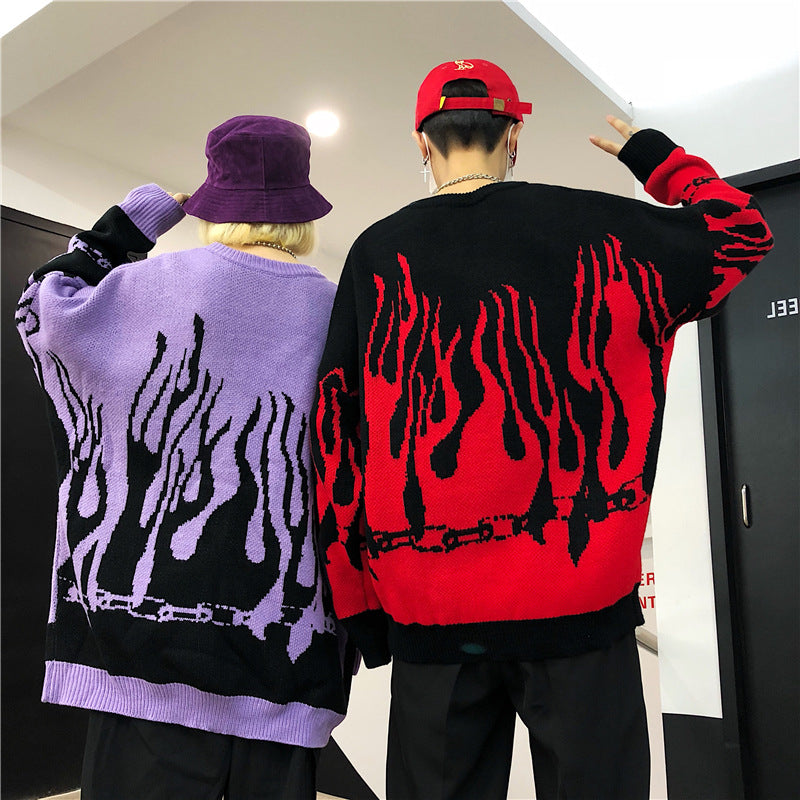 It's FIRE Knit Sweater! – glitter death