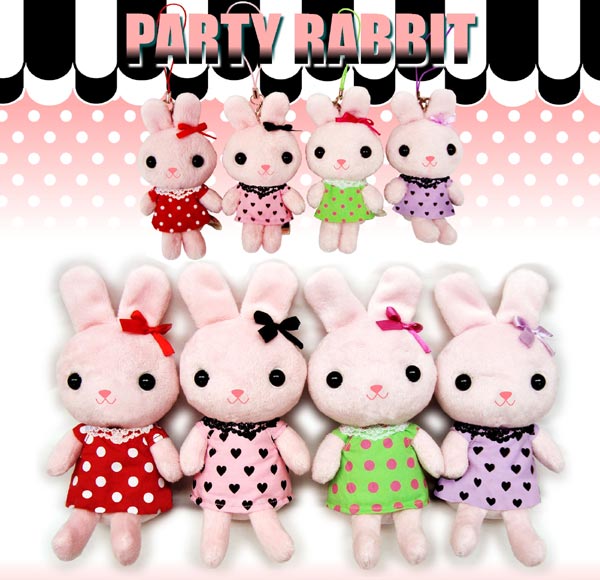 商品紹介 ウサギ PARTY RABBIT てのり お手玉 Funwari Fuwawa 雪ダルマ
