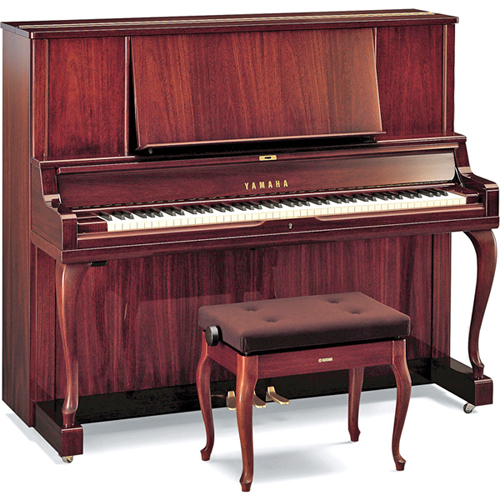 ヤマハアップライトピアノYUS5MhC木目マホガニー・チッペンデ－ル