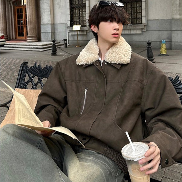 Leather Fur Jacket or2351 – 韓国メンズファッション通販 - ORUN -