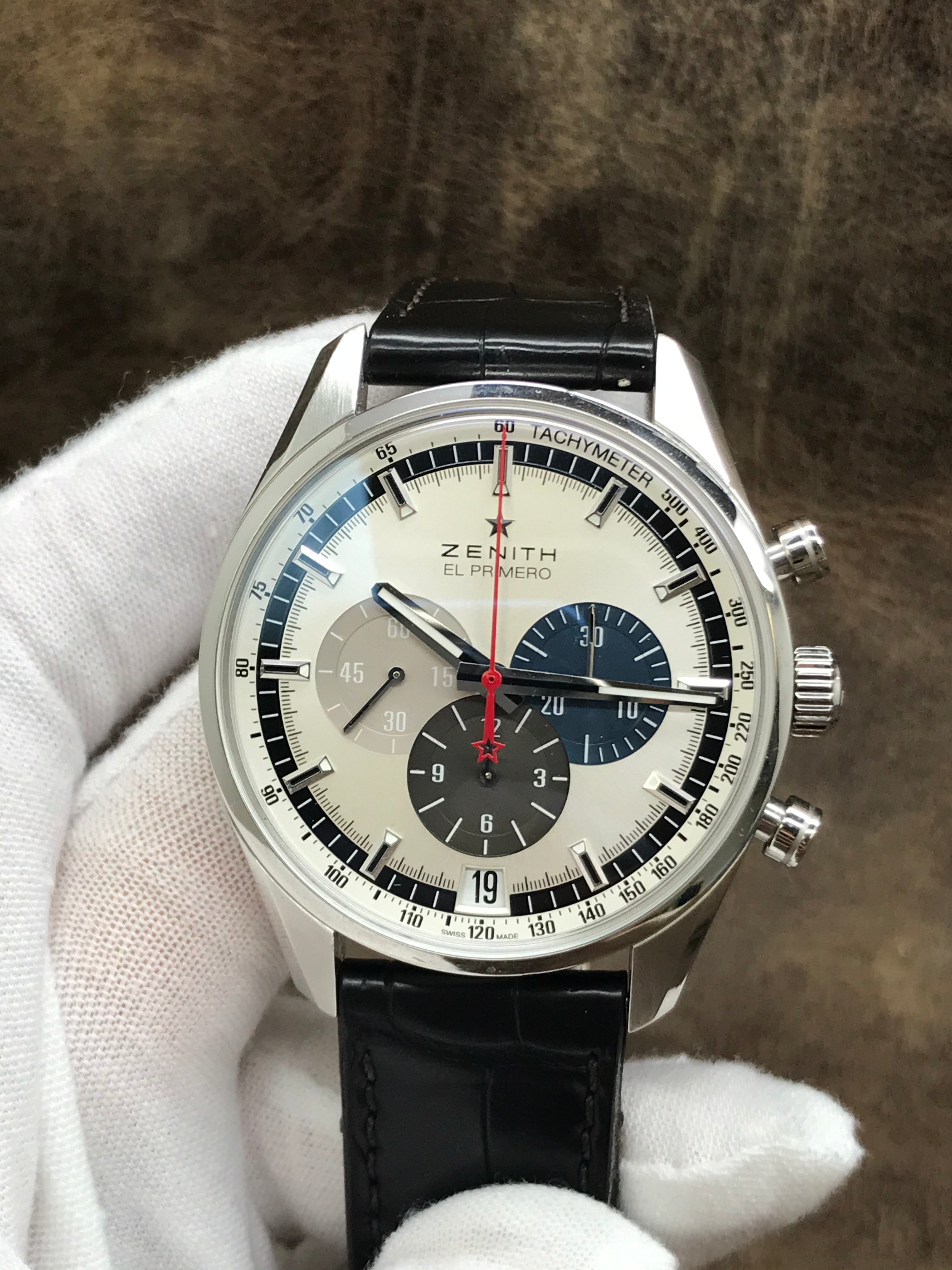 Zenith El Primero 03.2040.400/69.C494 Silver Dial Automatic Men's