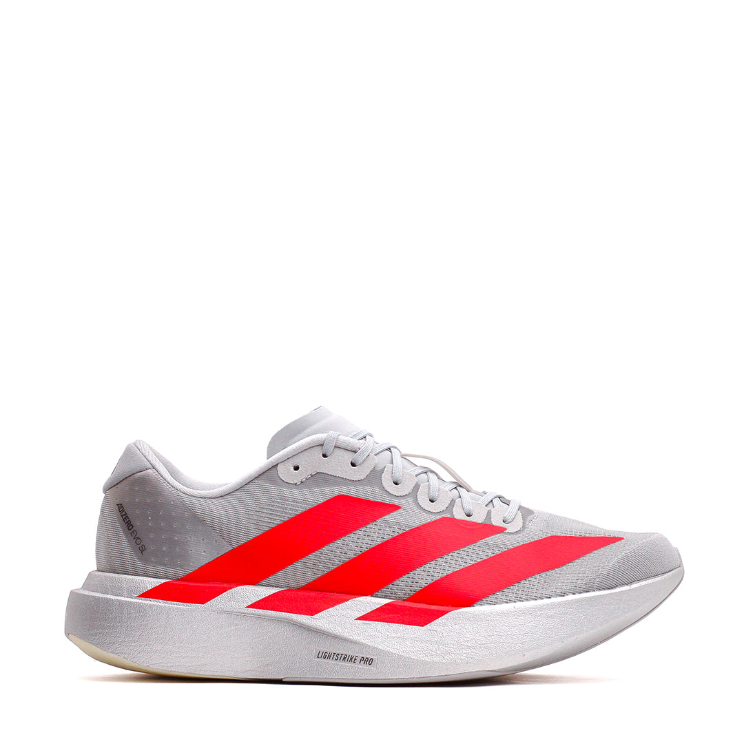 Adidas Women Adizero EVO SL Silver Metallic Lucid Red – Solestop.com