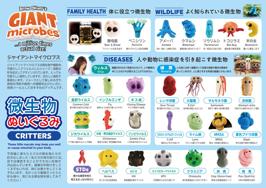 細胞,臓器,微生物,ジャイアントマイクロブス,子宮,心臓,赤血球