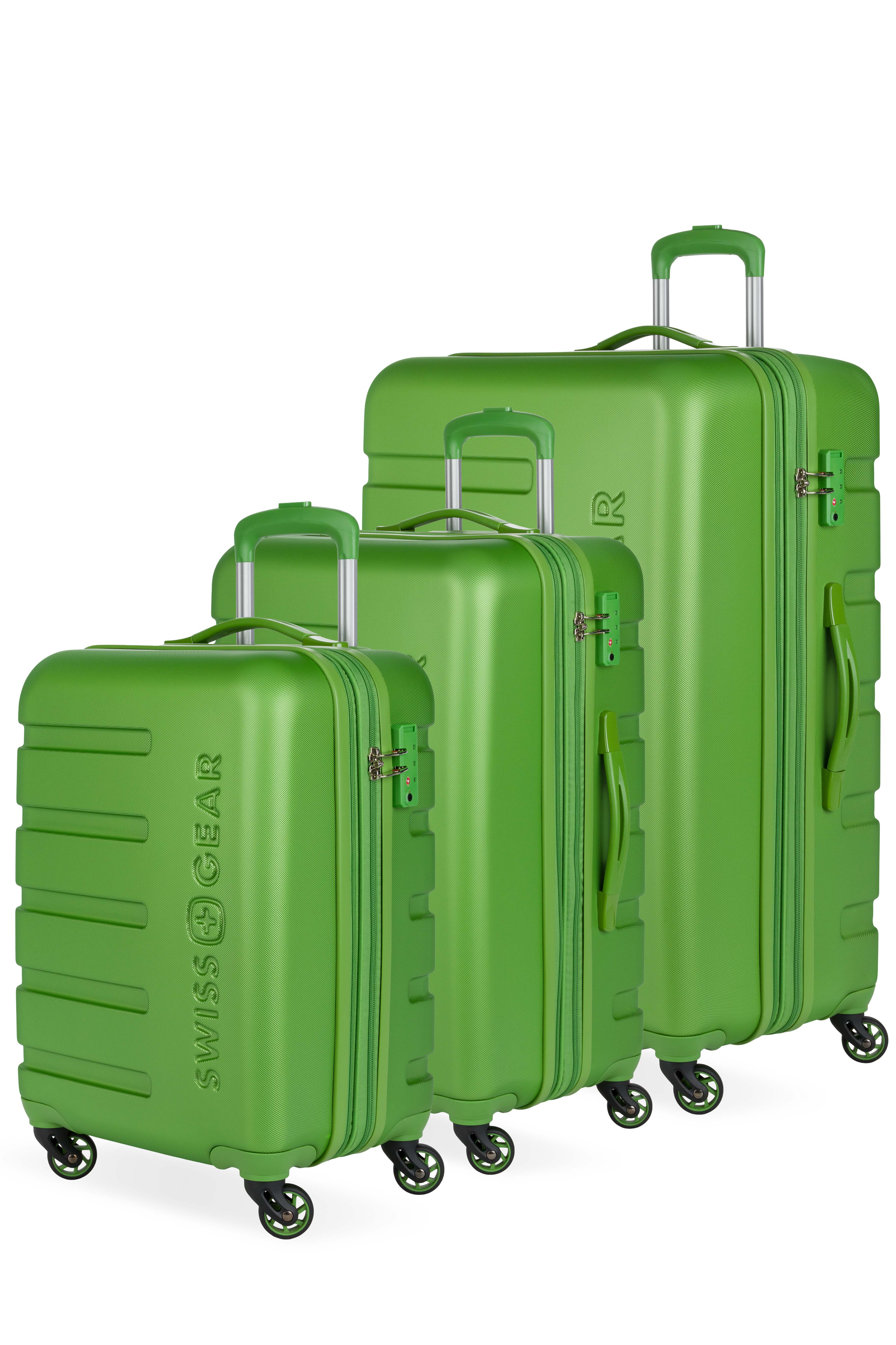 SWISSGEAR 7366 Signature Expandable 3pc Hardside Luggage Set - Lime