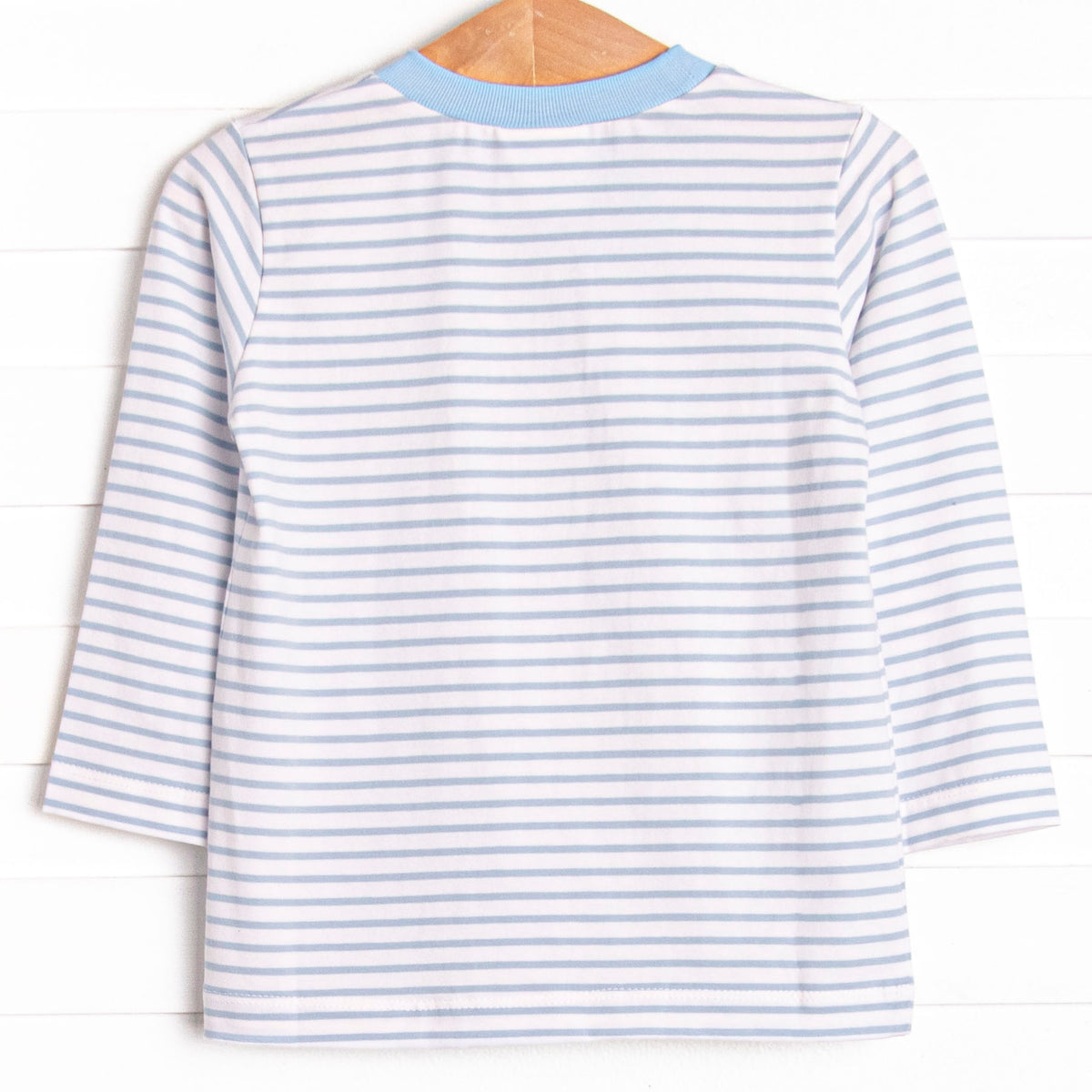 Blue Collar Builder Smocked Top, Blue – Stitchy Fish