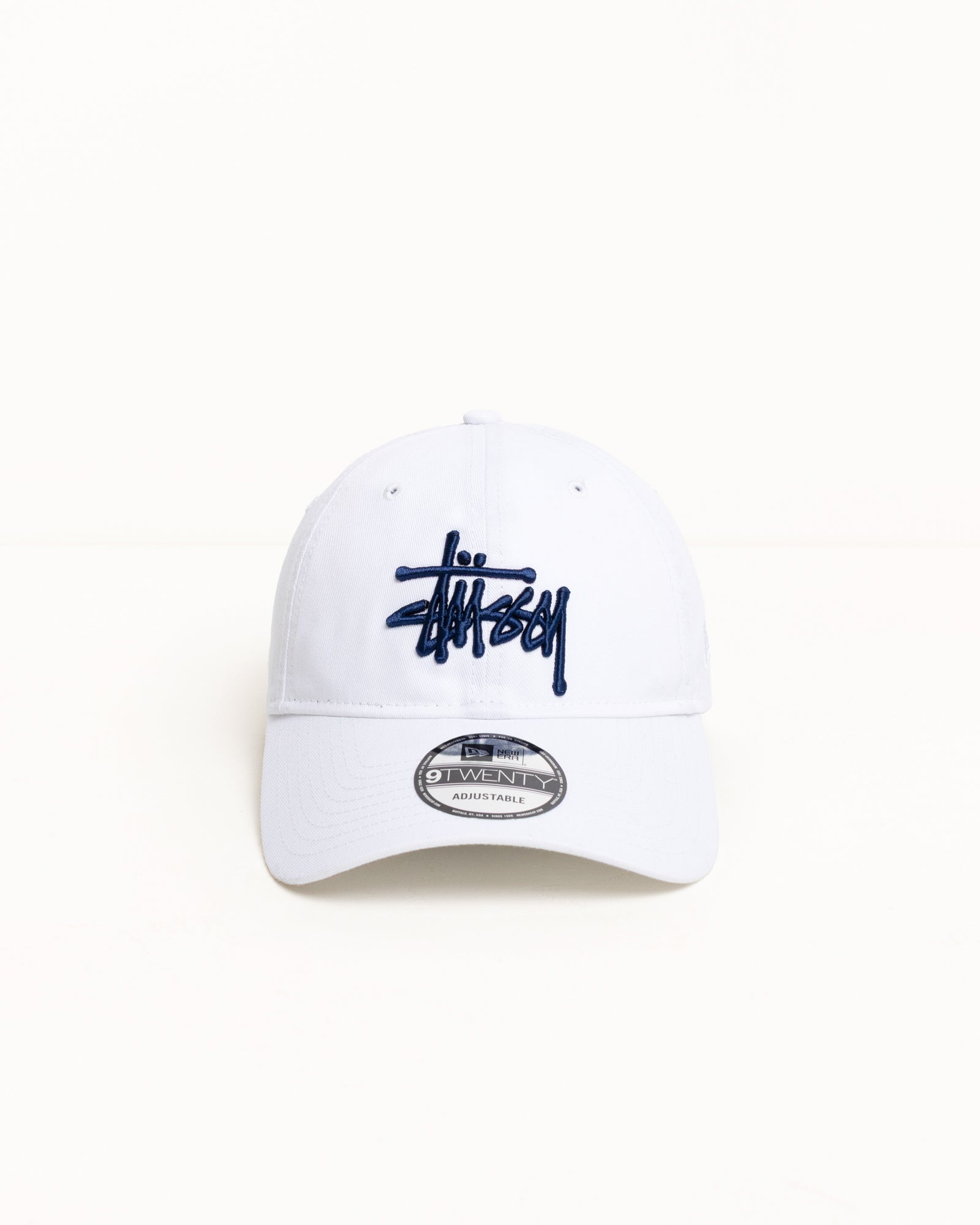 New Era 9TWENTY Basic Strapback – White | Headwear | Stüssy