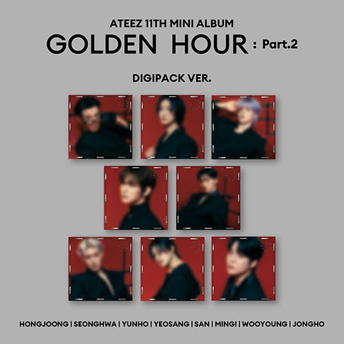 ATEEZ 11TH MINI ALBUM - GOLDEN HOUR : PART.2 (KOREA VER.) (DIGIPAK