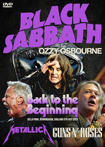 BLACK SABBATH / OZZY OSBOURNE / METALLICA / GUNS N' ROSES - BACK