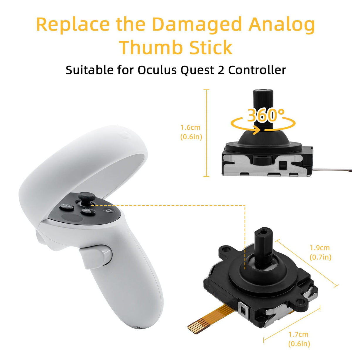 Analog Stick for Oculus Quest 2 Controller – SupremeGameGear