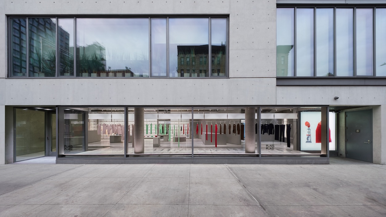 Pleats Please Issey Miyake Opens in Tadao Ando's First New York