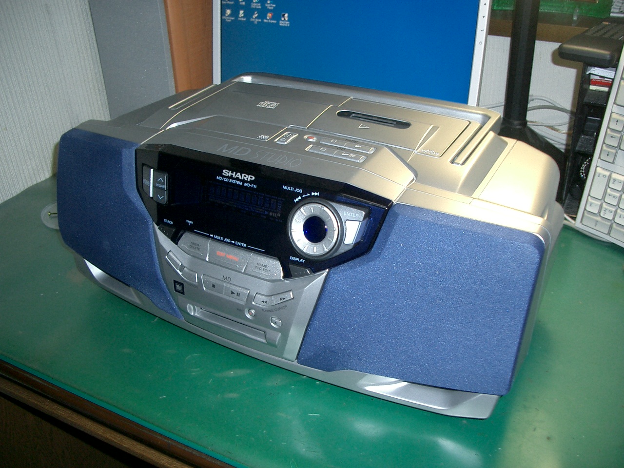 SHARP MD/CDラジカセ MD-F11の修理