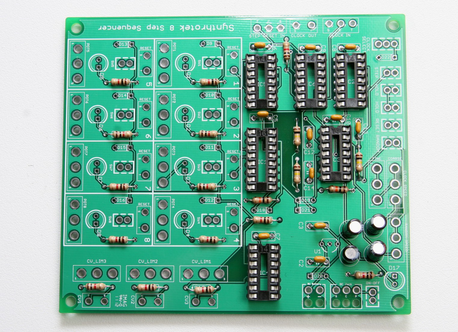 8 Step Sequencer Assembly Instructions – Synthrotek