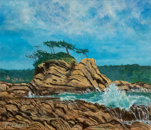 荒崎海岸弁天島付近