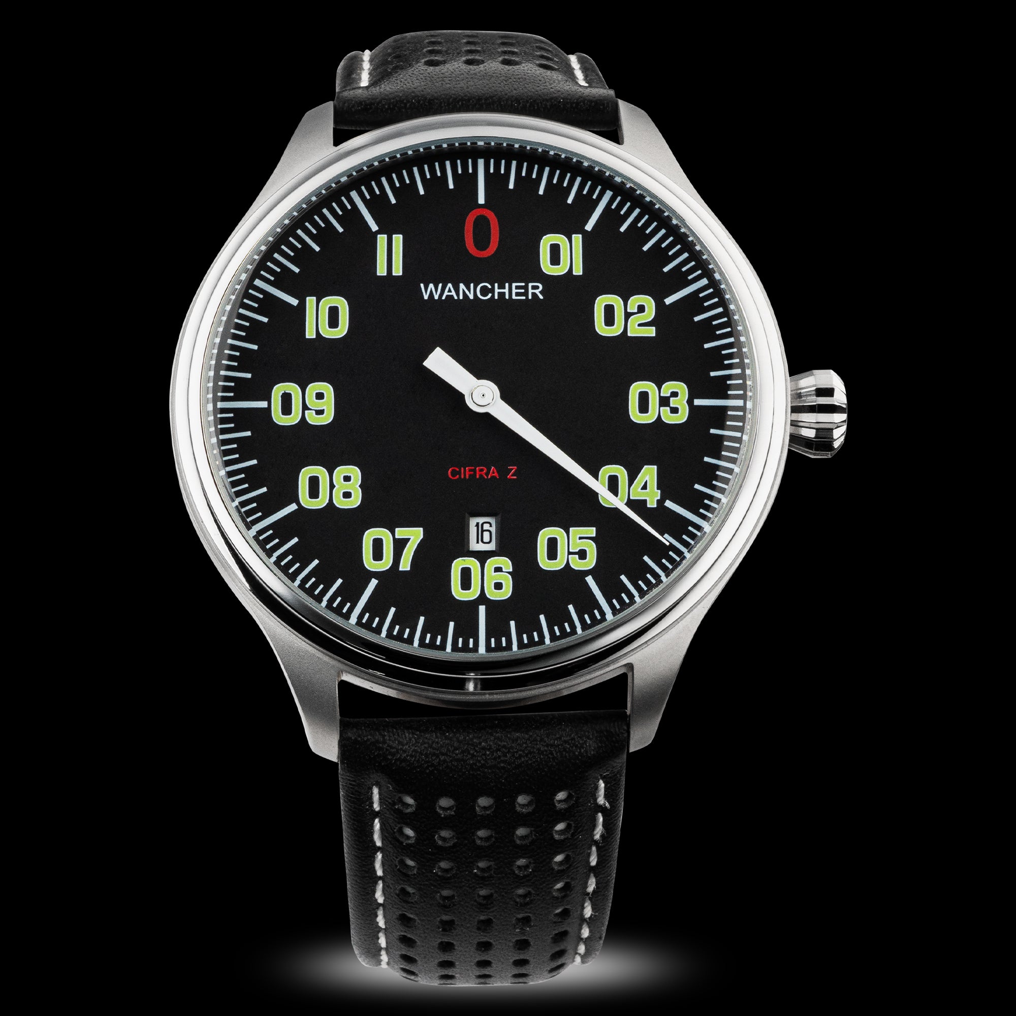 Wancher Watch Cifra Z Black II Product Page - Wancher Watch
