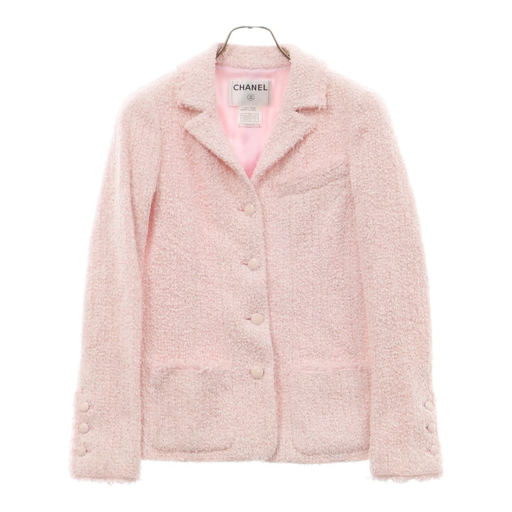 CHANEL(シャネル) ツイード ジャケット ピンク #36 ココボタン P22696V