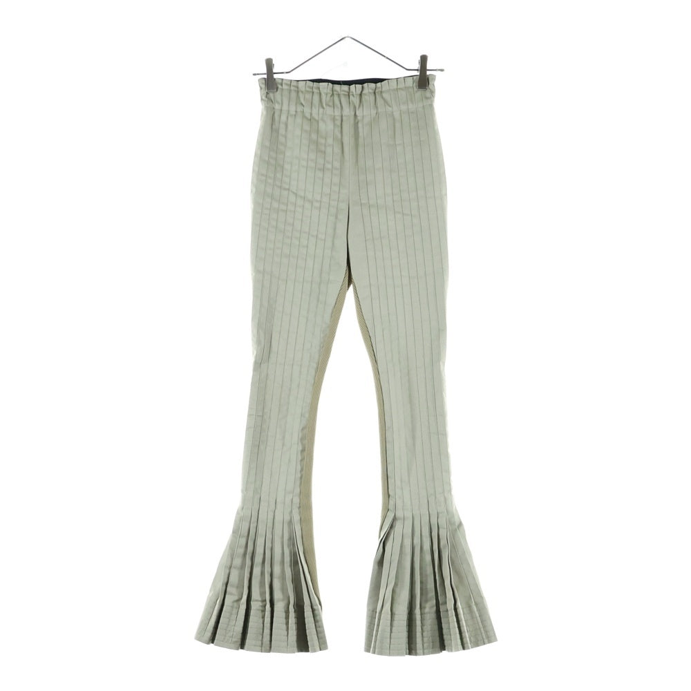 Sacai(サカイ) 23SS ウエストマーク ニットドッキング フレアパンツ