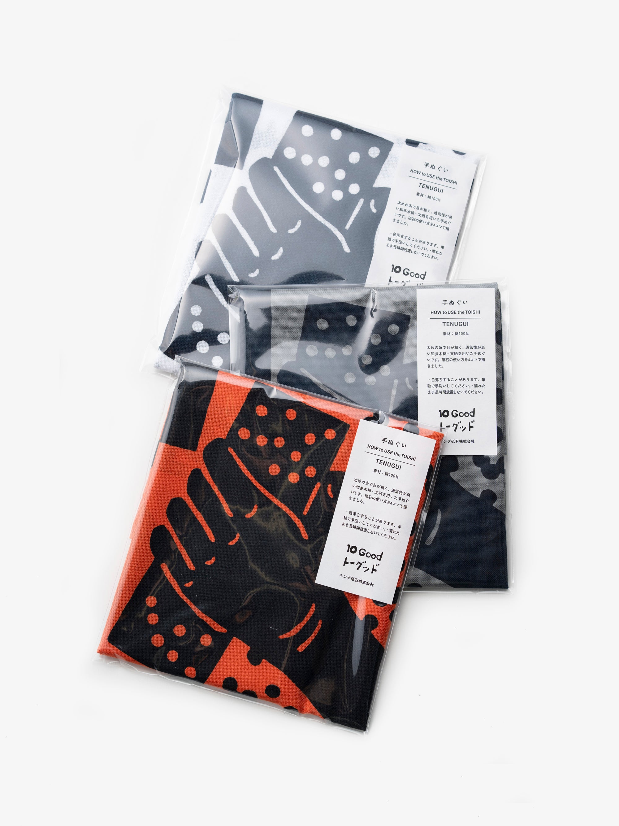 手ぬぐい「HOW to USE the TOISHI」｜10Good