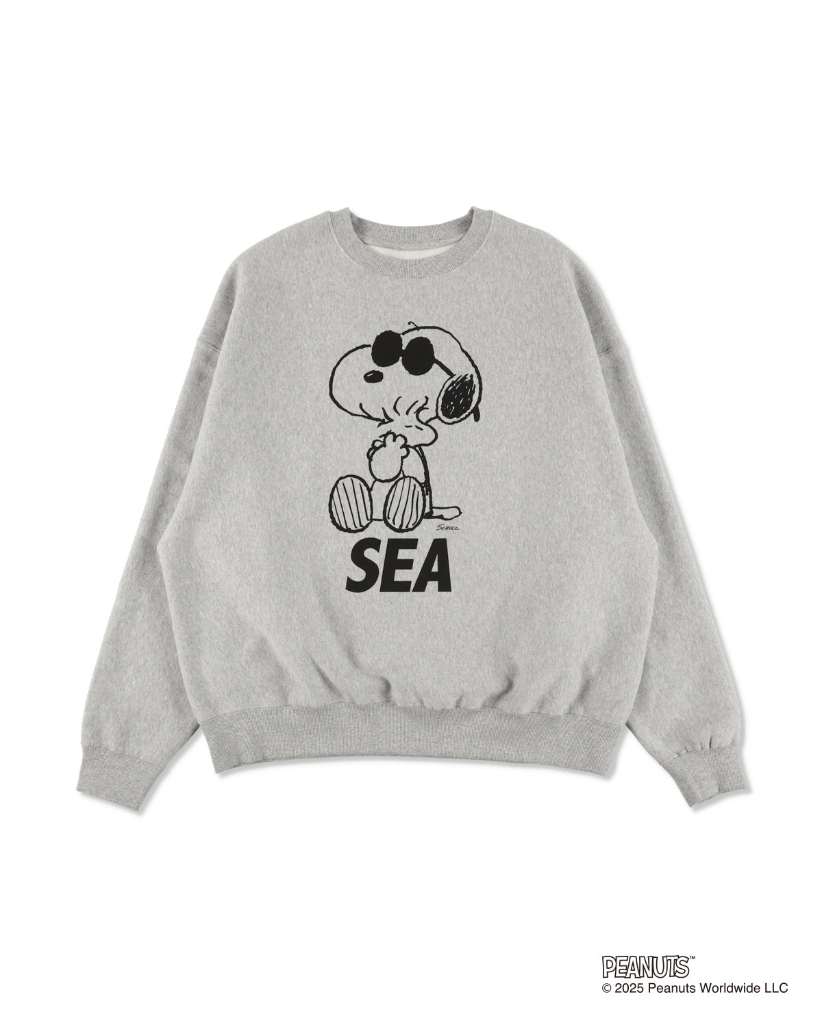 SMOOTHY x WDS Snoopy Pigment Crewneck Sweatshirt – WIND AND SEA