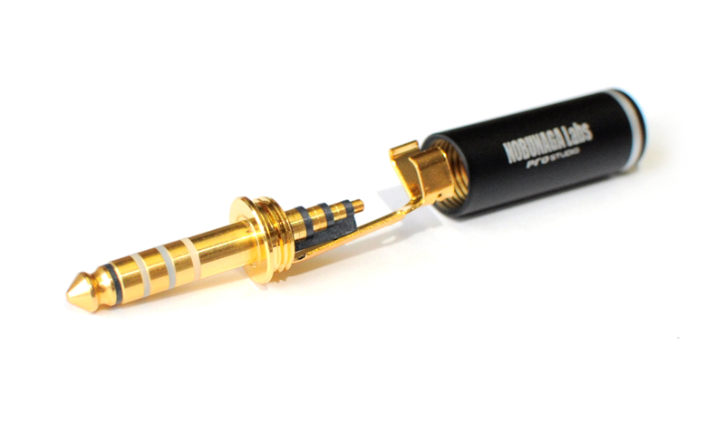 4.4/5 plug :: NOBUNAGA Labs pro studio :: 純銅4.4mm5極バランスプラグ