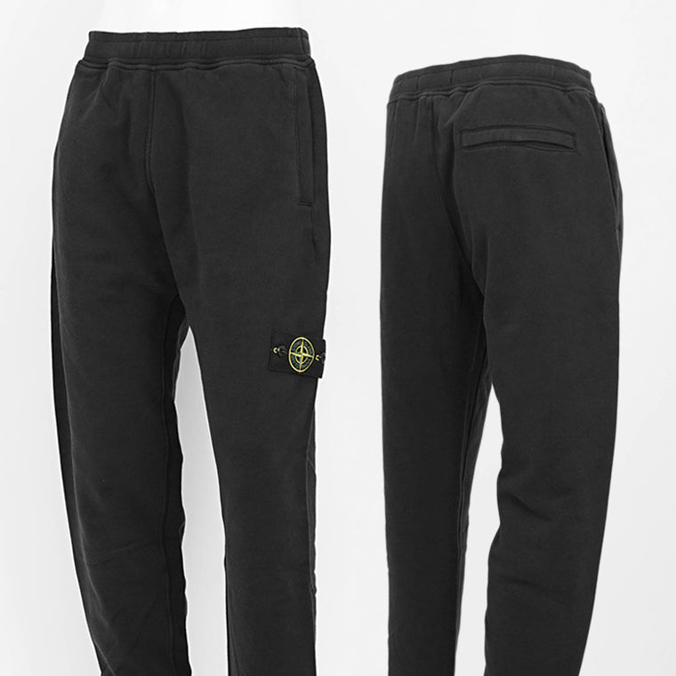 ストーンアイランド STONE ISLAND メンズ スウェットパンツ ブラック