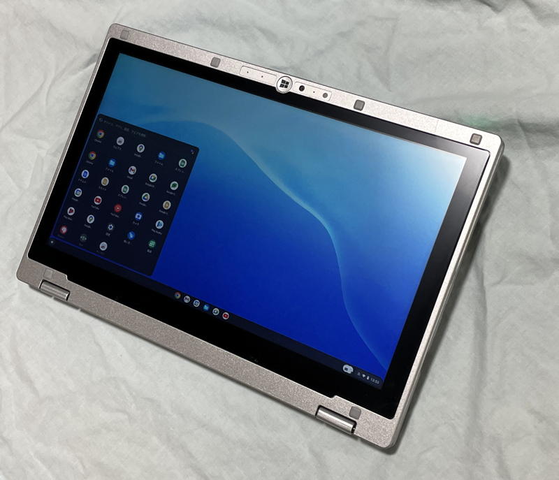 Chrome OS FlexをLet's note CF-AX3にインストールしてみた