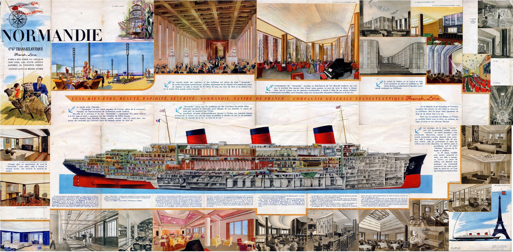 巨大客船「ノルマンディー号」: 横川隆一のブログ