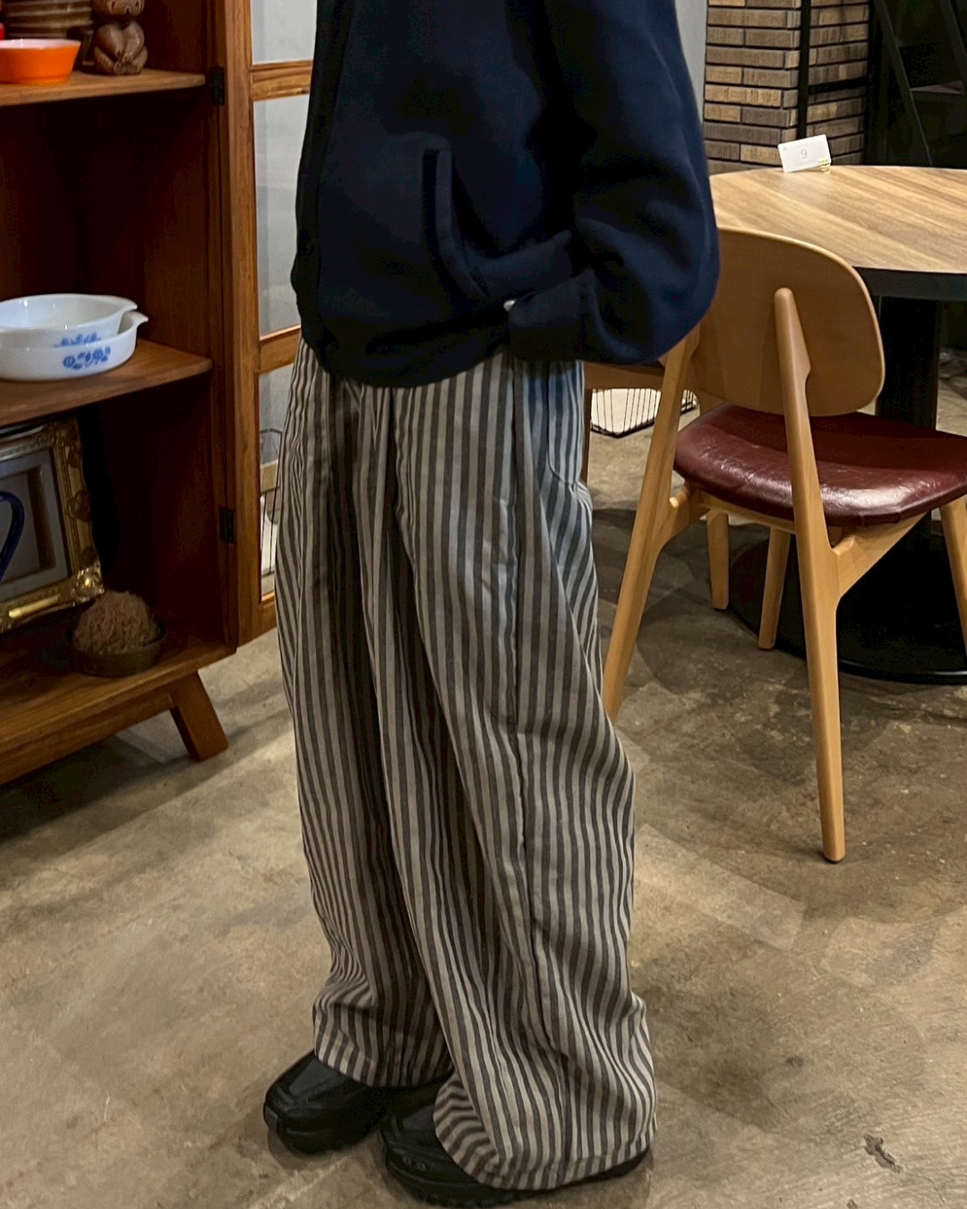 即納】ワイドレッグストライプパンツ CH0045 – YOLO（ヨロ