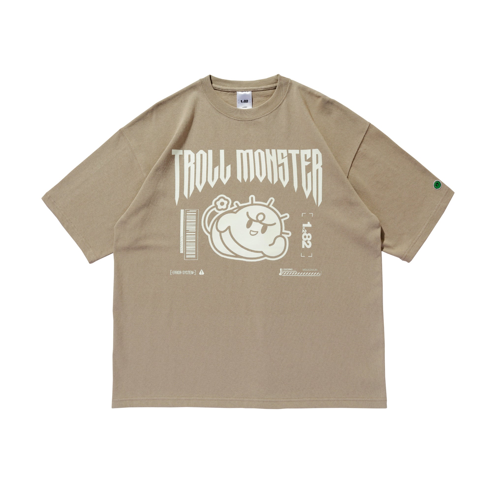 TROLL MONSTER TEE / ACID KHAKI | 182