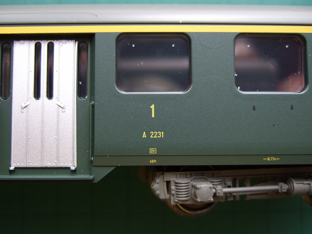 スイス国鉄 軽量鋼製客車 1等車(43360): I.Y.