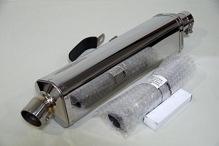 DELKEVICスリップオンマフラー装着 NC42 Revo CB400SF