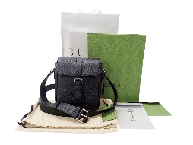 GUCCI グッチ Jumbo GG ジャンボGG Small Messenger Bag Shoulder Bag