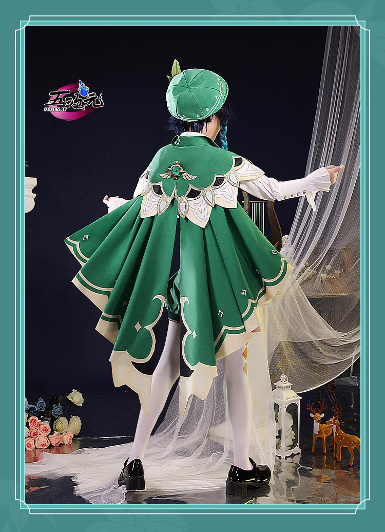 三分妄想 原神 コスプレ ウェンティ 衣装 リニューアルVer