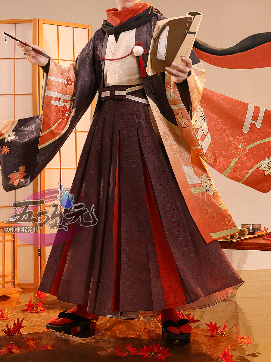 三分妄想 原神 コスプレ 楓原万葉 五歌仙 赤人 衣装